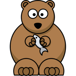 Download free fish animal bear icon